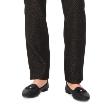 Charter Club Women's Petite Pull-On Ponte-Knit Pants Black Size 6 P
