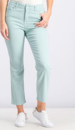 Style & Co Women's Curvy-Fit Skinny Fashion Green Size 18
