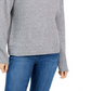 Hippie Rose Juniors' V-Neck Chenille Sweater Gray Size X-Small