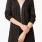 Karen Scott Women's Turbo Duster Cardigan Brown Size Medium