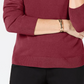 Karen Scott Women's Plus Size Turtleneck Luxsoft Sweater Wine Size 1X