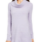 Style & Co Women's Lurex Cowl-Neck Sweater Purple