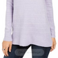 Style & Co Women's Lurex Cowl-Neck Sweater Purple