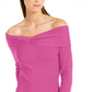 INC International Concepts Twist Off-The-Shoulder Sweater Pink Size X-Large
