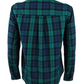 Charter Club Women's Cotton Plaid Shirt Green Size Small