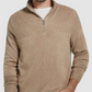 Weatherproof Vintage Men's Soft Touch Quarter-Zip Sweater Beige Size Small