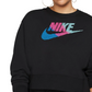 Nike Women's Sportswear Fleece Crewneck Sweatshirt Black Plus  Size 2X