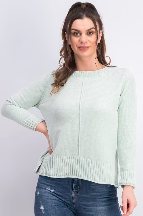 Style & Co Women's Petite Chenille Sweater Green Size Petite Extra Large