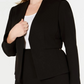 Calvin Klein Women's Softshell Pull Over Jacket, Black,Size Large