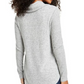 BCX Juniors' Textured Cowlneck V Hem Sweater Gray Size Extra Small