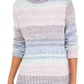 Style & Co Women's Crewneck Chenille Sweater Blue Size Petite Extra Large