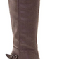 American Rag Women's Emilee Fabric Almond Toe Knee High Fashion Boots Brown Size 9.5
