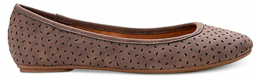 American Rag Women's Connie Perforated Flats Brown Size 5 M