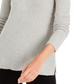 Alfani Women's Mock-Neck Boucle Sweater Gray Size Large