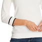 CeCe Women's 3/4-Sleeve Bow Sweater White Size Medium