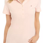 Tommy Hilfiger Women's Core Polo Shirt Pink Size Large