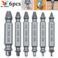 6-piece Precision Hss Screw Extractor and Repair Bit Set
