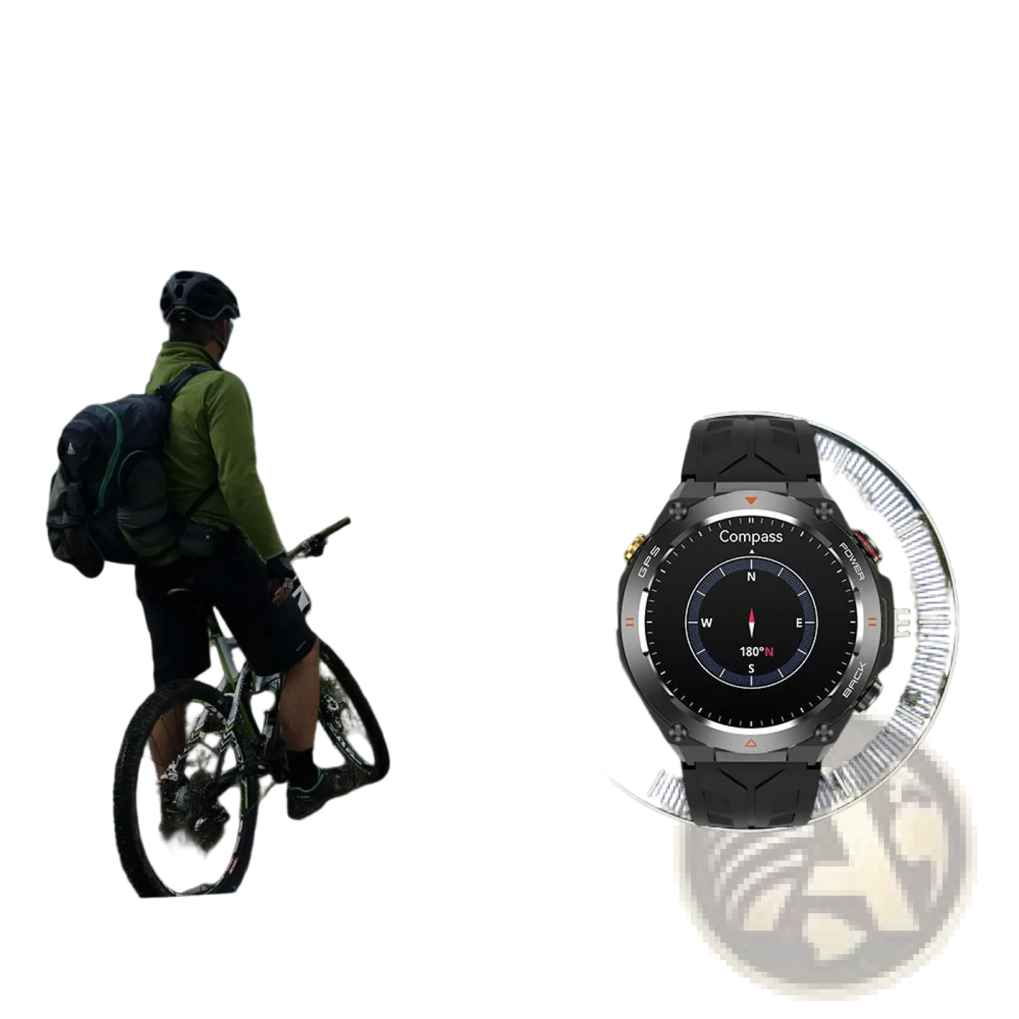 Senbono Rugged Gps Smartwatch with Altimeter and Compass