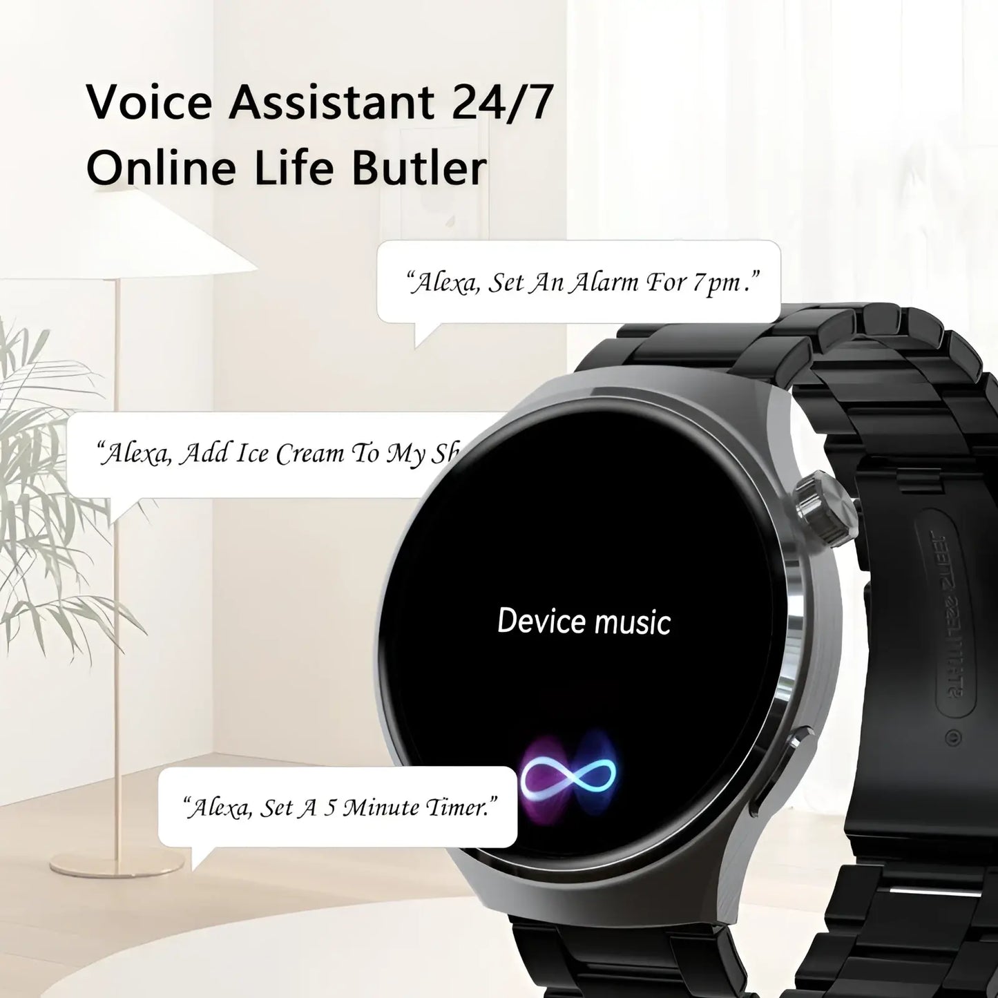 Senbono V19 Waterproof Business and Fitness Smartwatch
