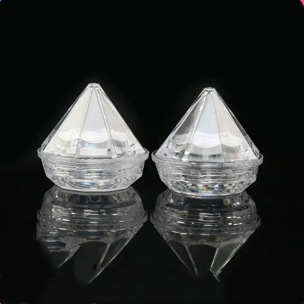 Diamond Faceted Refillable Travel Cosmetic Bottle Set