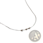 Set of Five Minimalist Silver and Pearl Pendant Necklaces