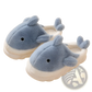 Shark Slippers Plush Animal Dolphin Whale House Shoes