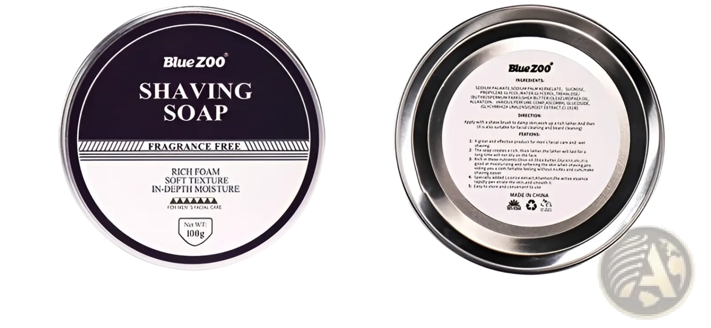 Shaving Soap Men's Moisturizing Sandalwood Mint Cream