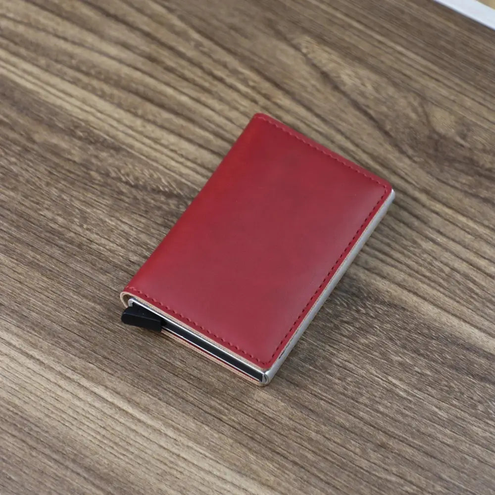 Slim Rfid Blocking Aluminum Alloy Card Case Wallet