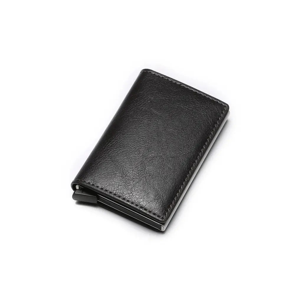 Slim Rfid Blocking Aluminum Alloy Card Case Wallet
