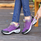 Women's Purple and Black Air Cushion Athletic Hiking Shoes