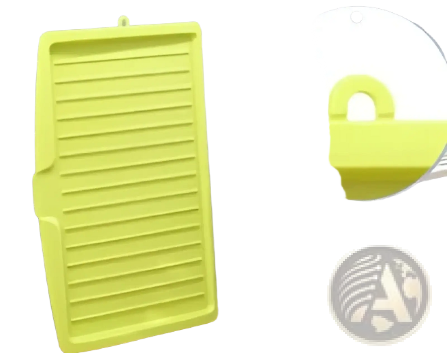 Silicone Dish Drying Mat Ribbed Kitchen Rack 45x31cm