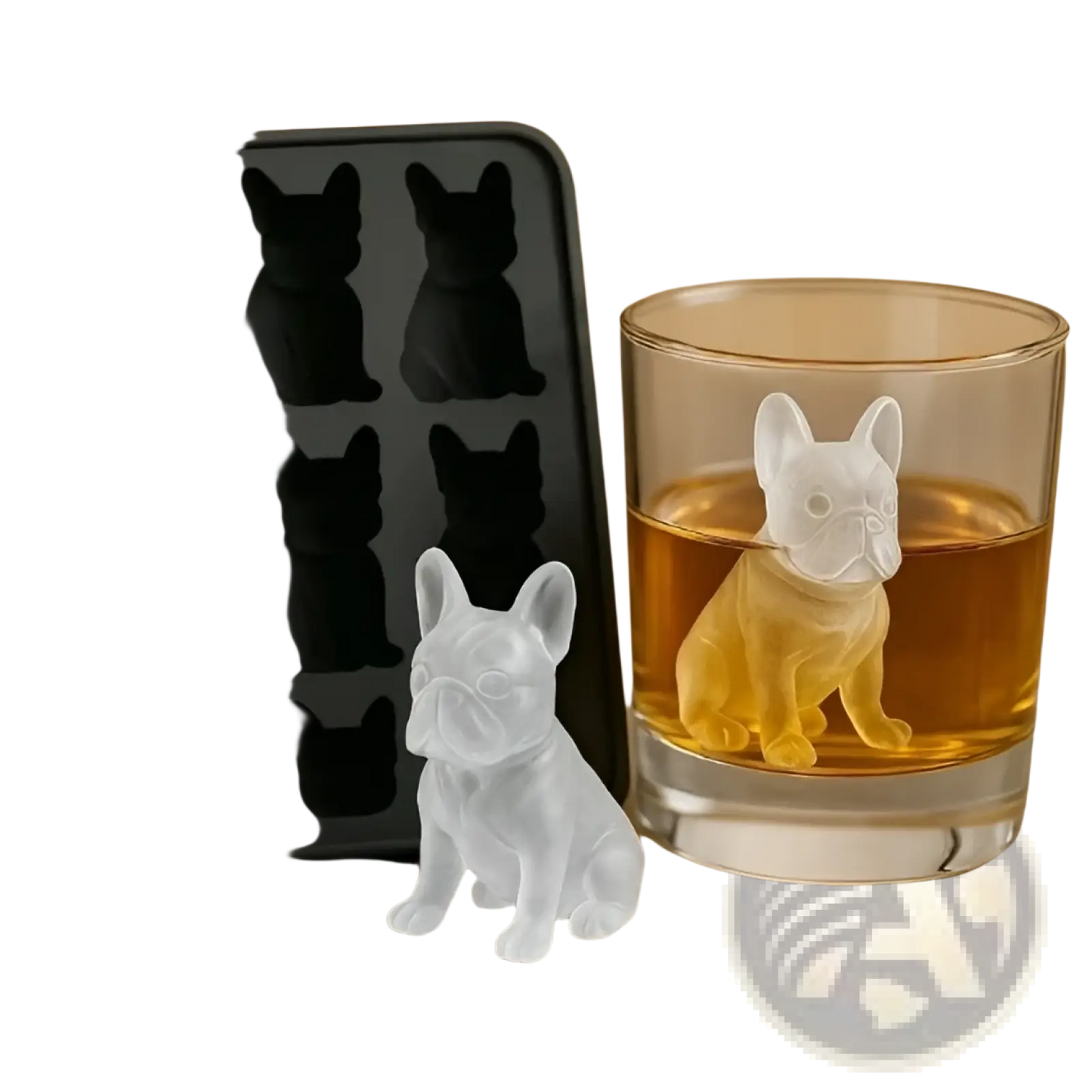 Silicone Dog and Godzilla Ice Cube Tray Mold Set