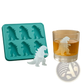 Silicone Dog and Godzilla Ice Cube Tray Mold Set