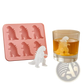Silicone Dog and Godzilla Ice Cube Tray Mold Set