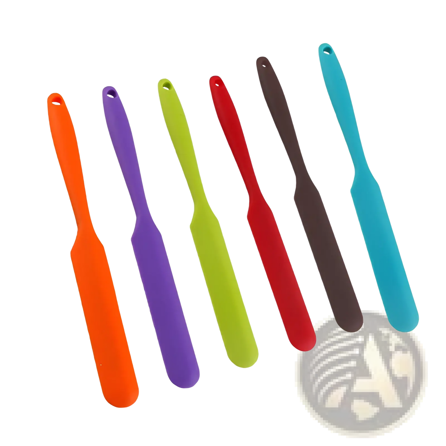 Silone Baking Spatula Set Colorful Heat Resistant Tools