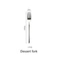 Polished Silver Western Stainless Steel Cutlery Set