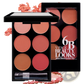 Six Color Blush Palette and v Face Contour Kit
