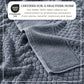 Cotton Diamond Waffle Weave Bath Towel Set - Grayson Collection