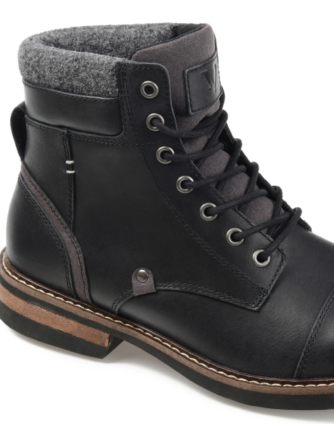Territory Men's Yukon Cap Toe Ankle Boot Black Size 11 M