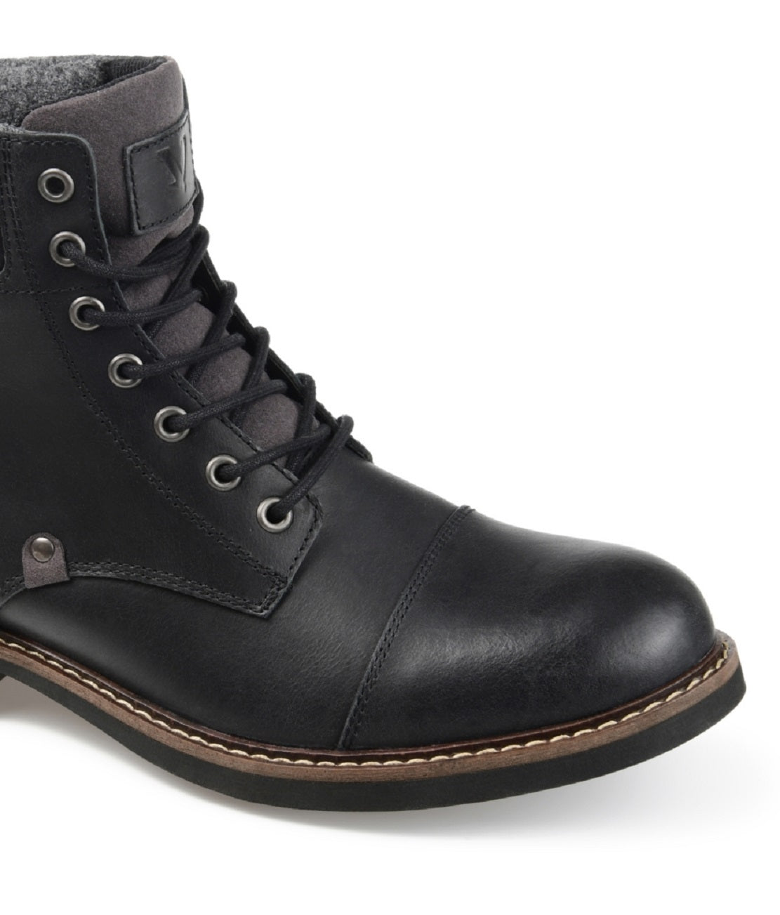 Territory Men's Yukon Cap Toe Ankle Boot Black Size 11 M
