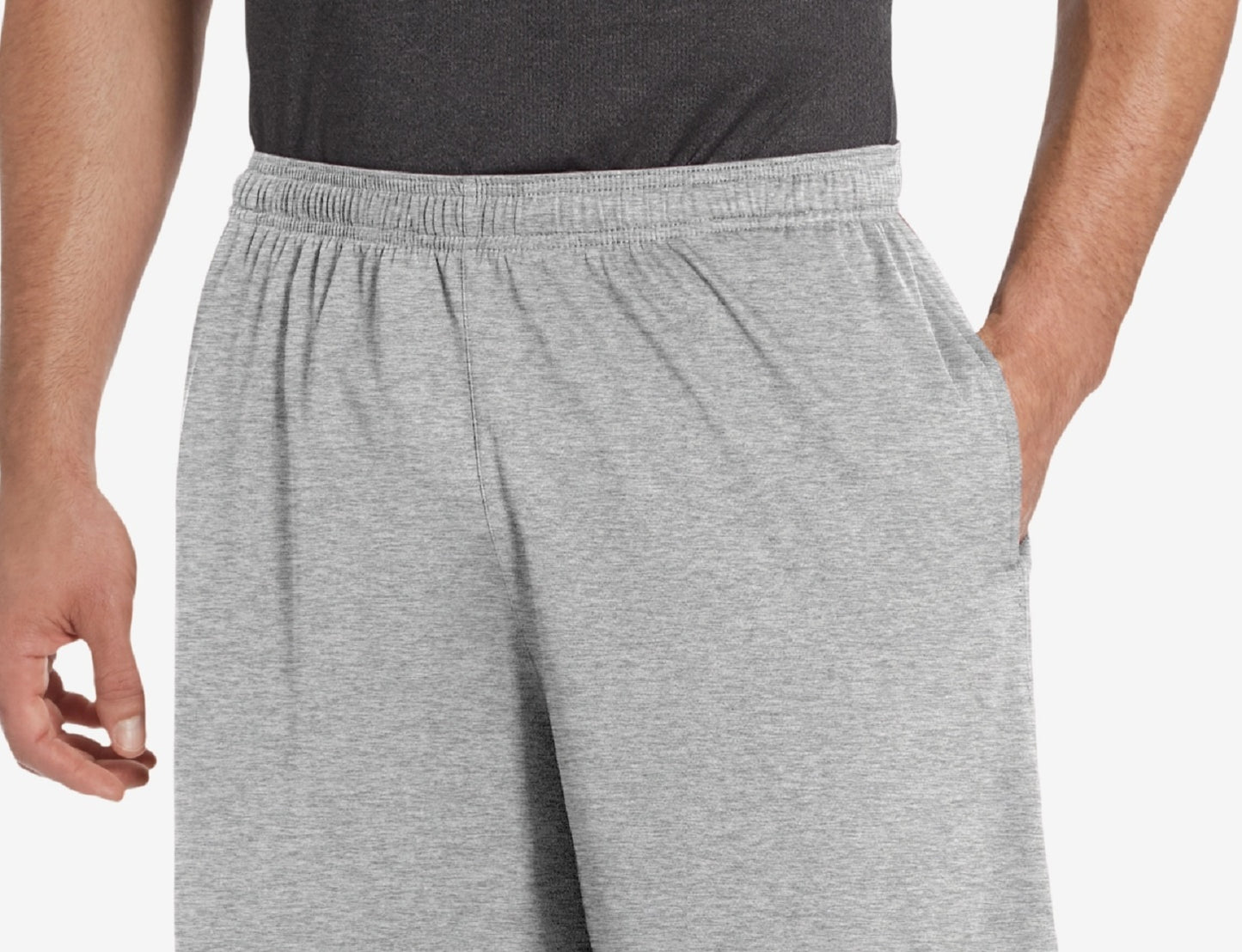 Champion Men's Double Dry Cross Training 10 Shorts Gray Size Large