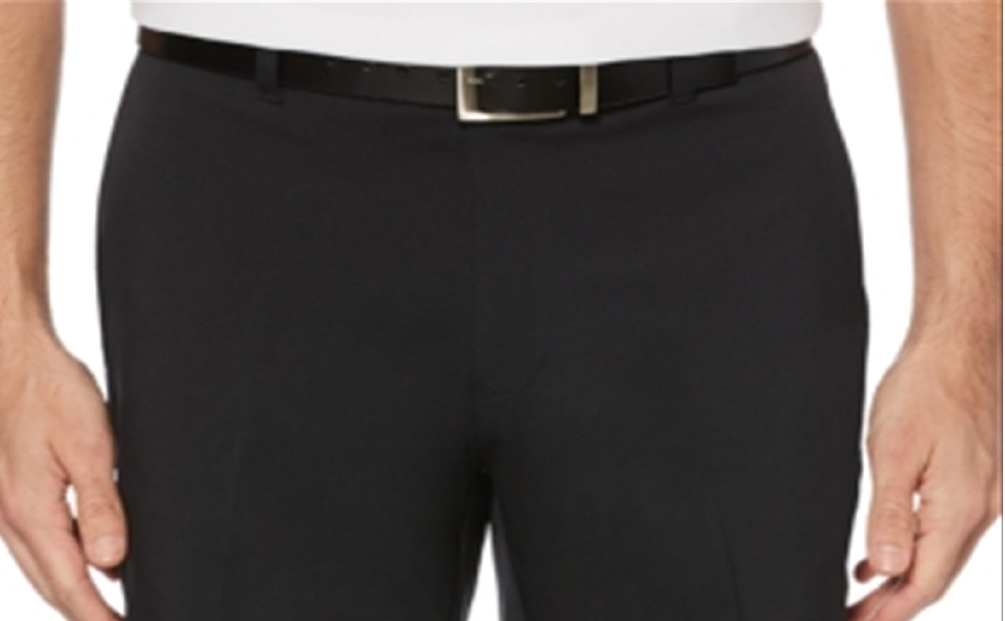 PGA Tour Men's 7 Flat Front Golf Shorts Black Size 32