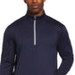 PGA Tour Men's Quarter Zip Golf Sweatshirt Blue Size Medium