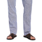 Cubavera Men's Pinstripe Drawstring Pants Blue Size Large