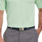 PGA Tour Men's Space Dye Texture Golf Polo Shirt Green Size Small