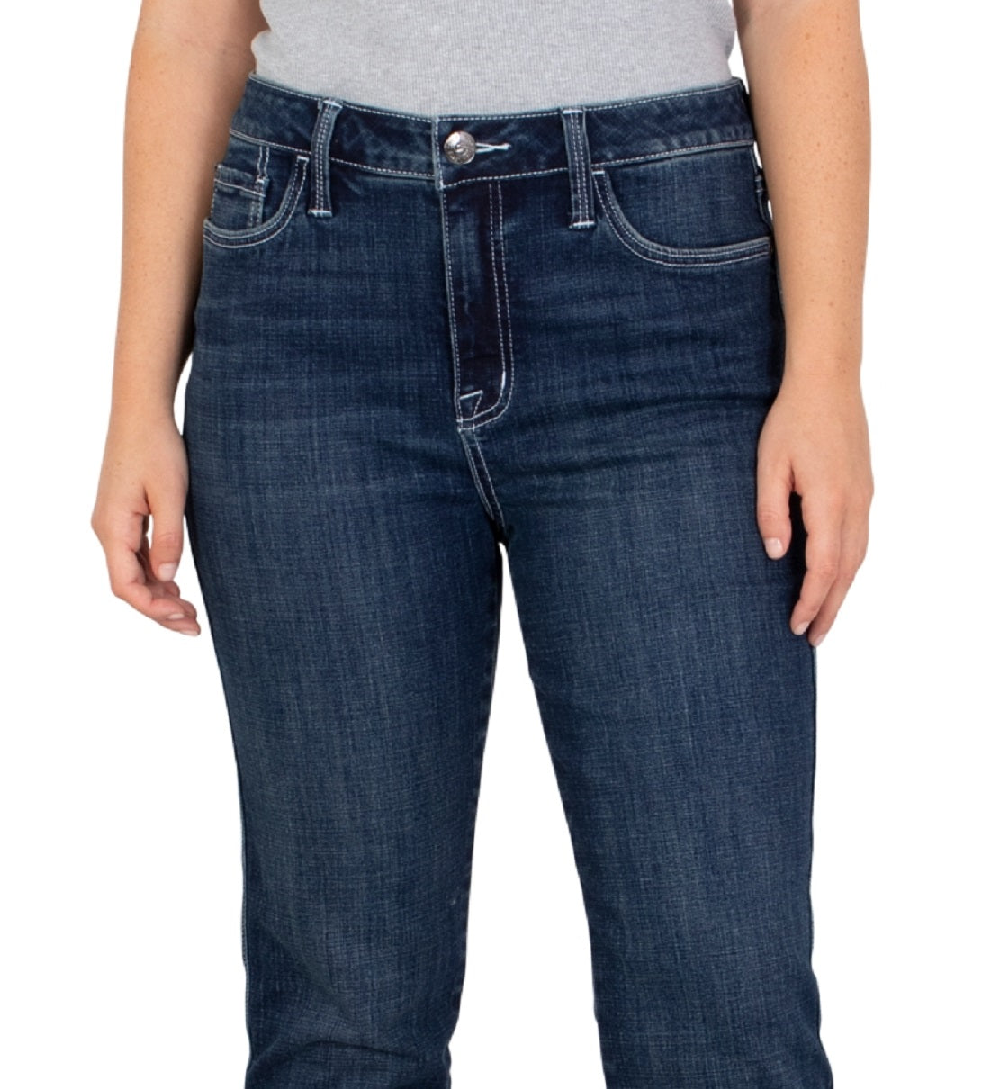Seven7 Women's Cotton Starlette Boyfriend Jeans Blue Size 10