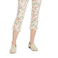NYDJ Women's Chloe Side Slit Capri Jeans White Size 2