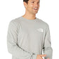 The North Face Men's Ls Box Nse Tee Gray Size Large