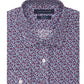 Tommy Hilfiger Men's Th Flex Cool Athletic Fit Dress Shirt Red Size 17X34X35