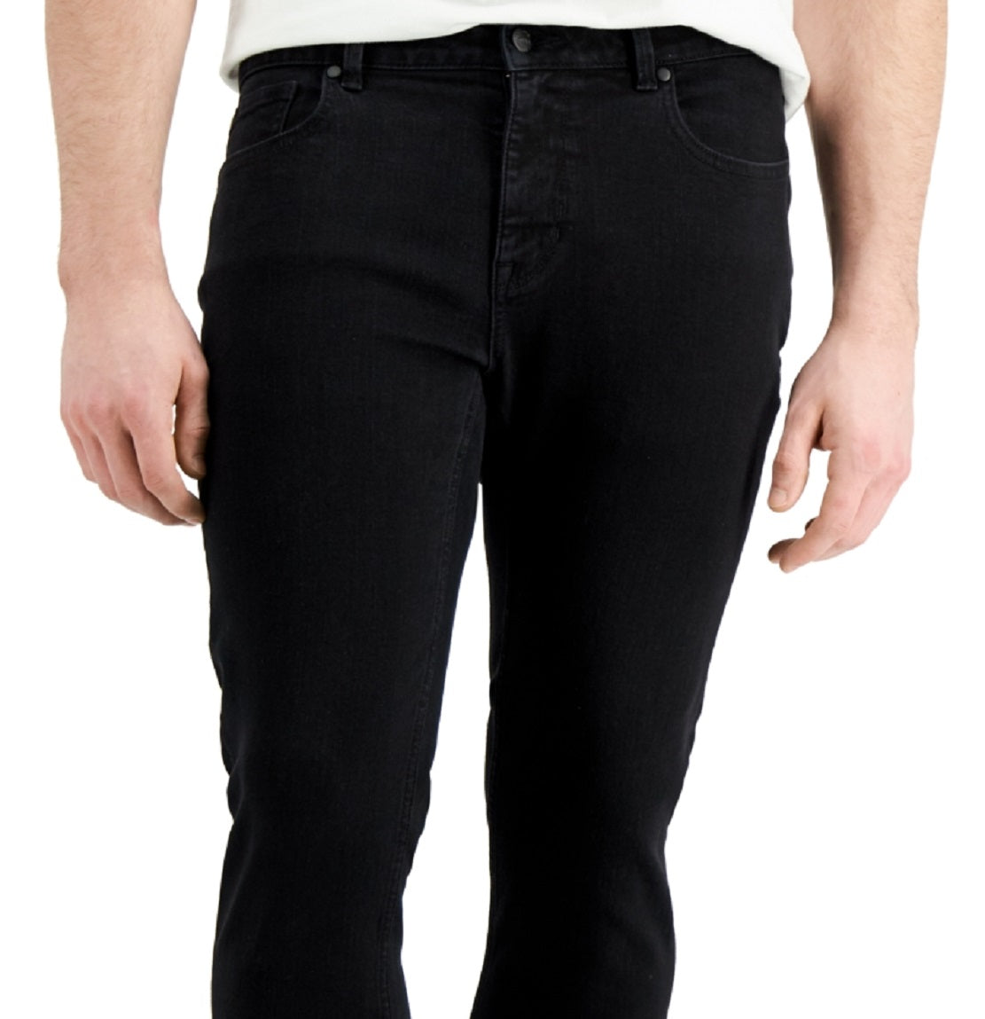 DKNY Men's Mercer Fit Denim Pants Black Size 38X30